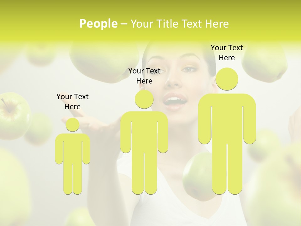 Fruit Food Caucasian PowerPoint Template