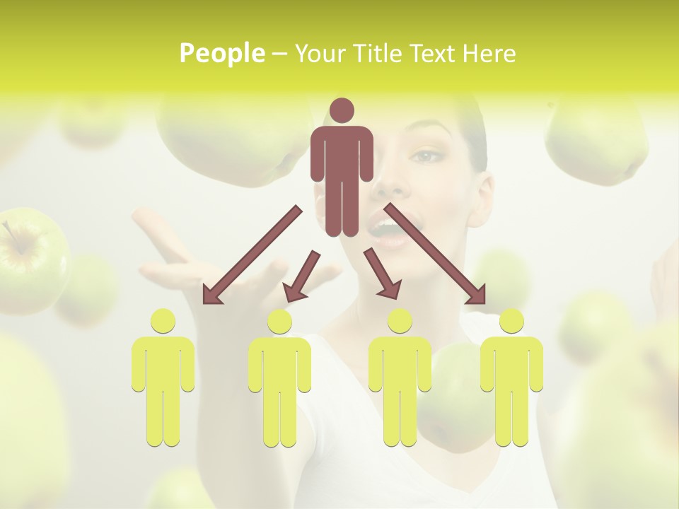 Fruit Food Caucasian PowerPoint Template