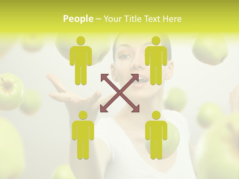 Fruit Food Caucasian PowerPoint Template