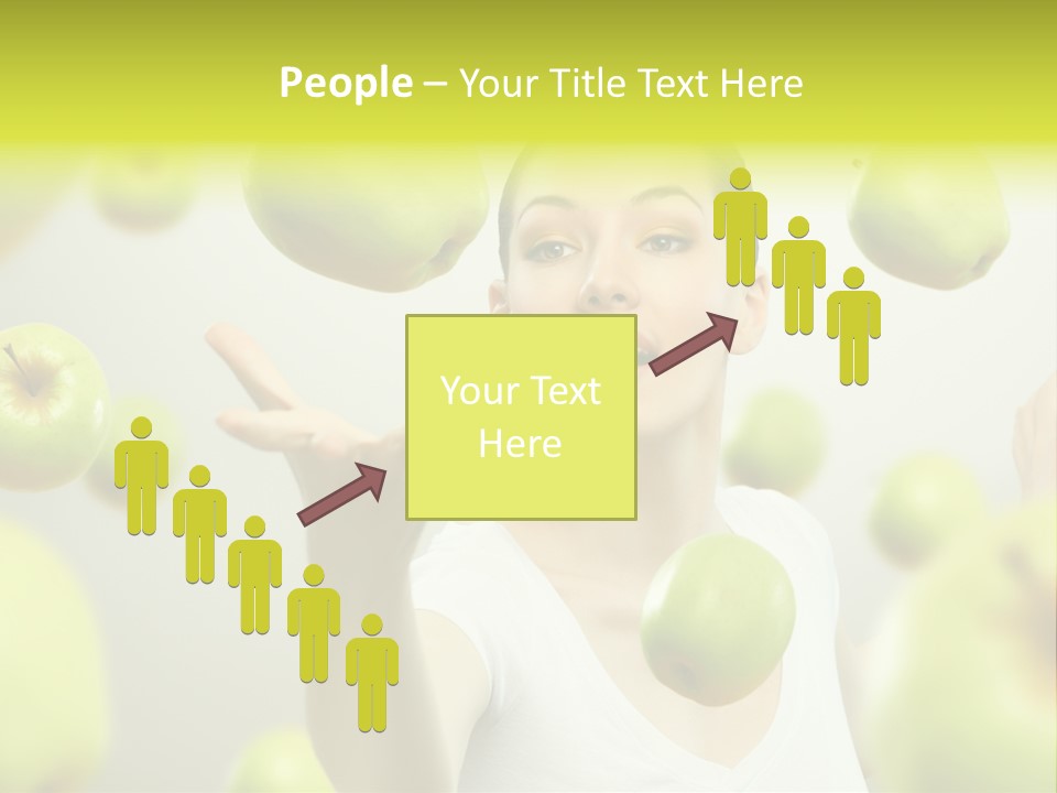 Fruit Food Caucasian PowerPoint Template