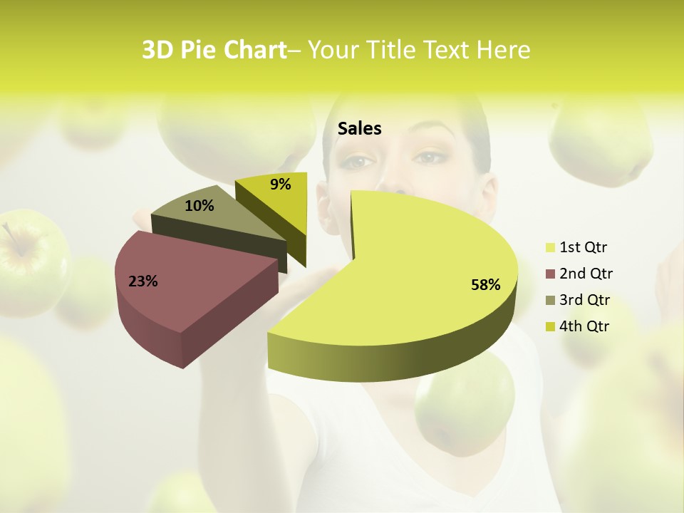 Fruit Food Caucasian PowerPoint Template