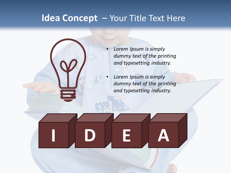 White Front Background PowerPoint Template