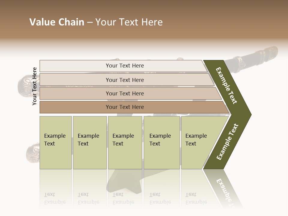 Fighting Antique Backsword PowerPoint Template