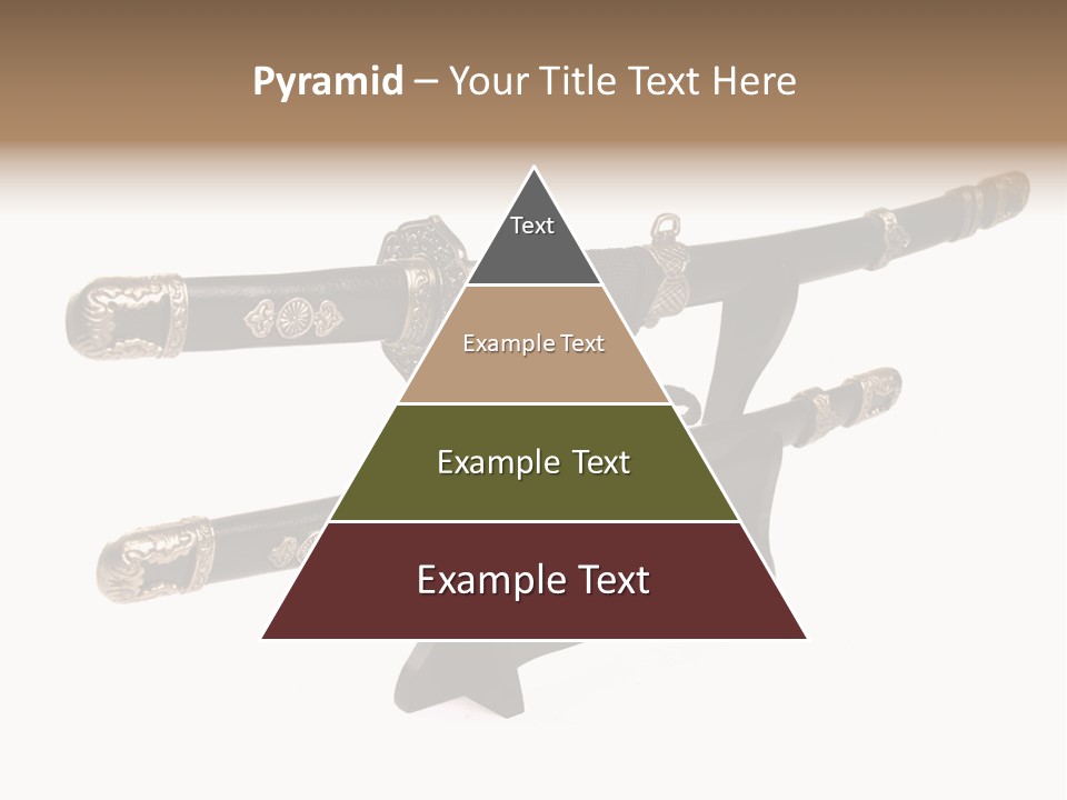 Fighting Antique Backsword PowerPoint Template