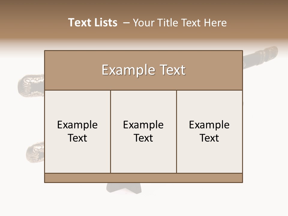 Fighting Antique Backsword PowerPoint Template