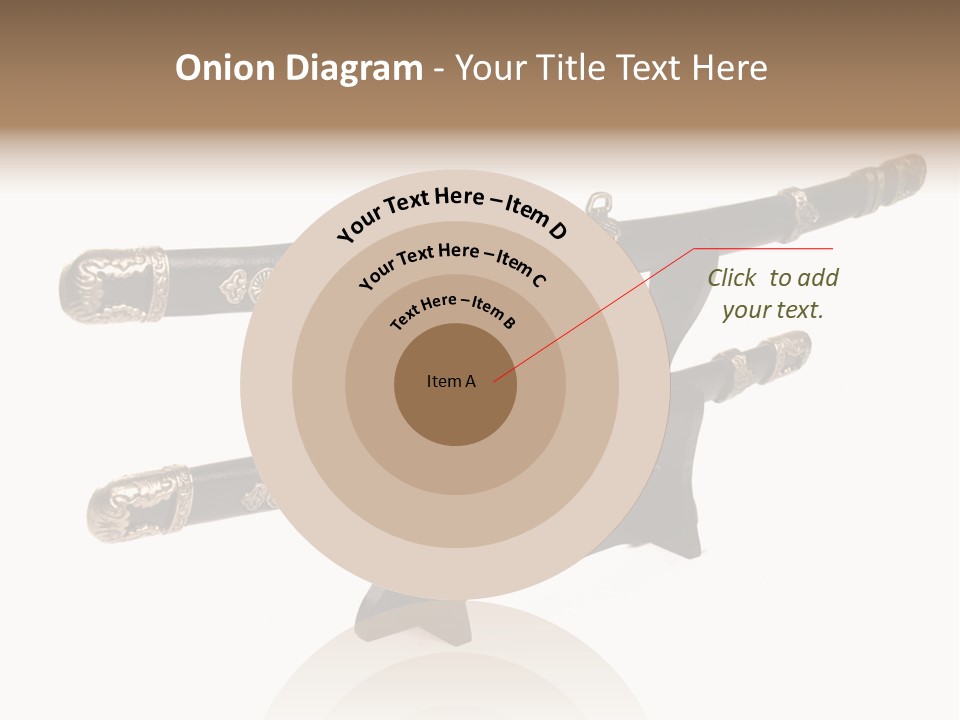 Fighting Antique Backsword PowerPoint Template