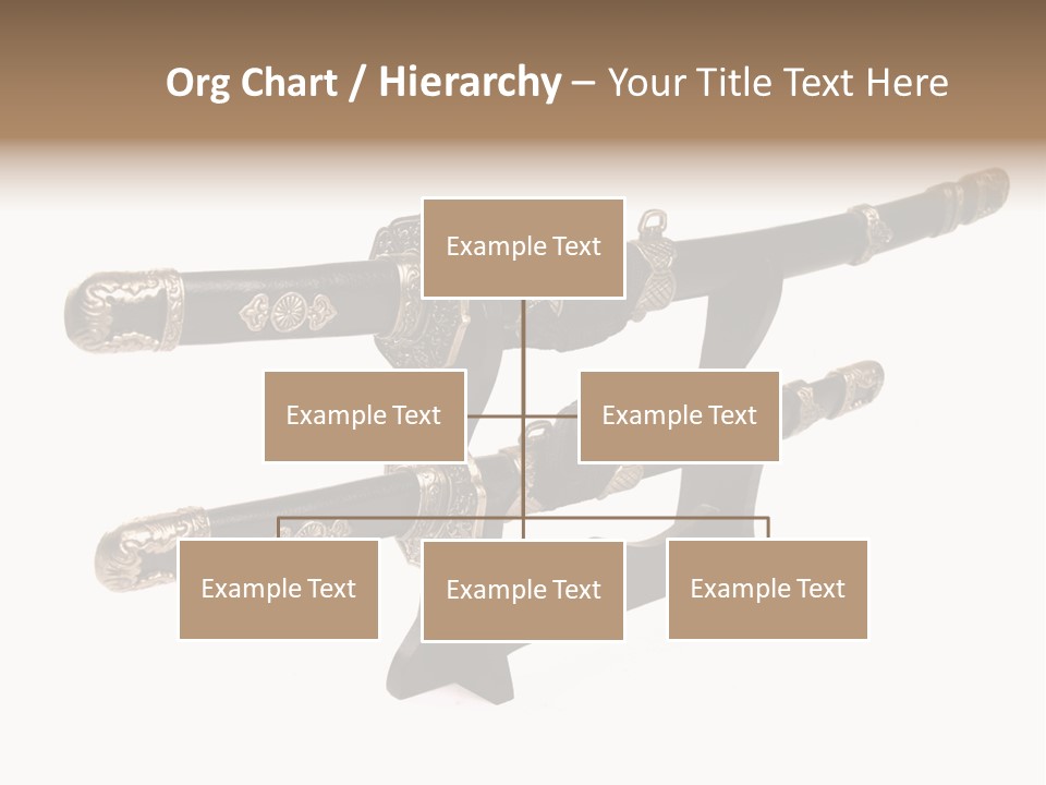 Fighting Antique Backsword PowerPoint Template