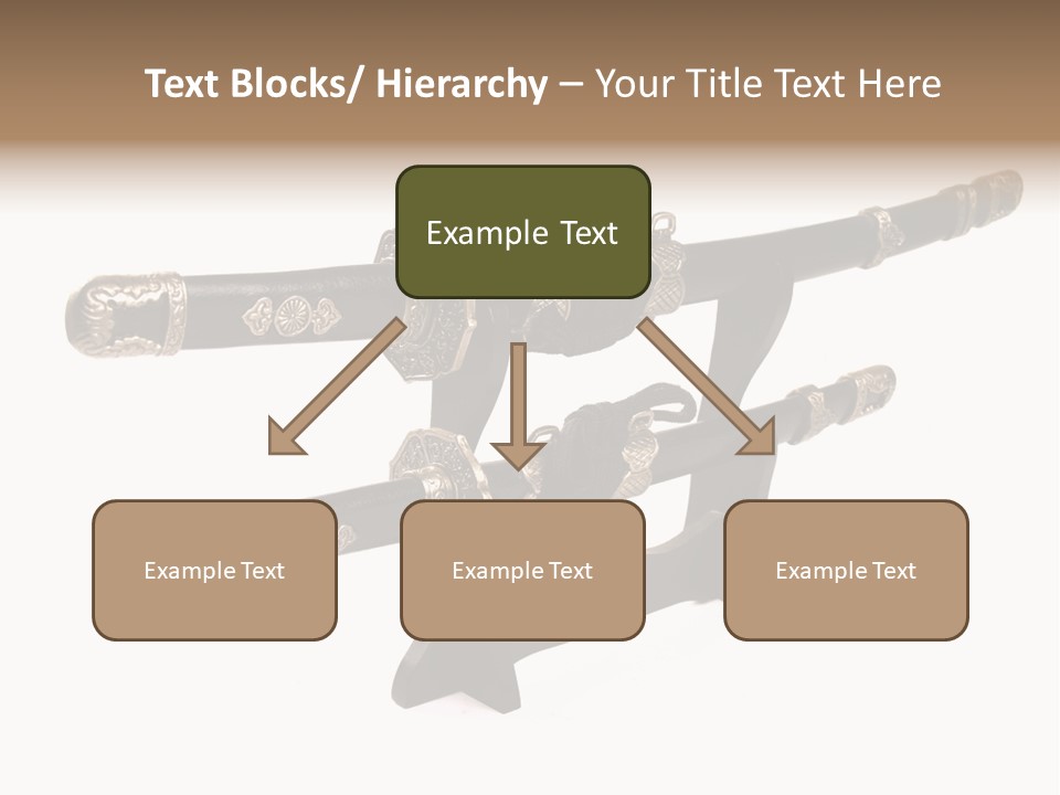 Fighting Antique Backsword PowerPoint Template