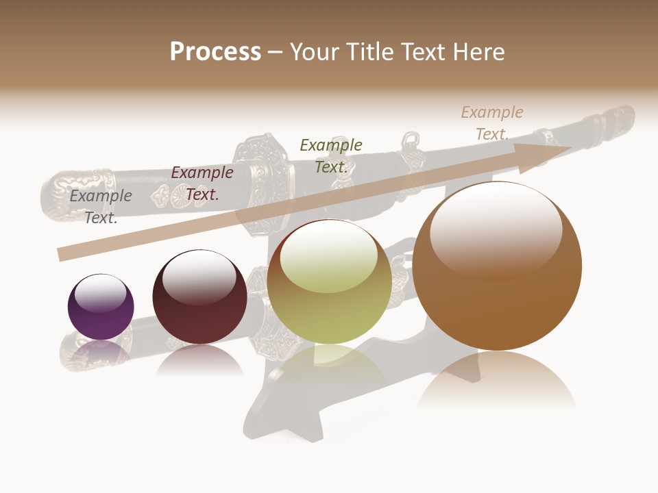 Fighting Antique Backsword PowerPoint Template