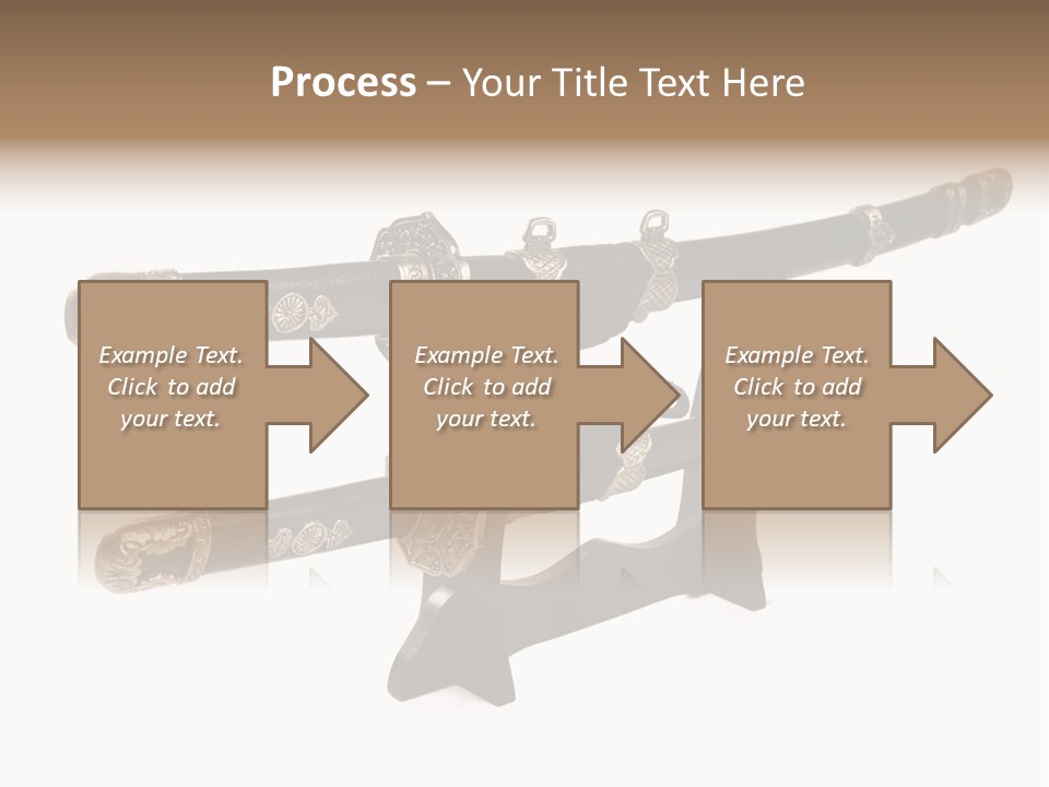 Fighting Antique Backsword PowerPoint Template