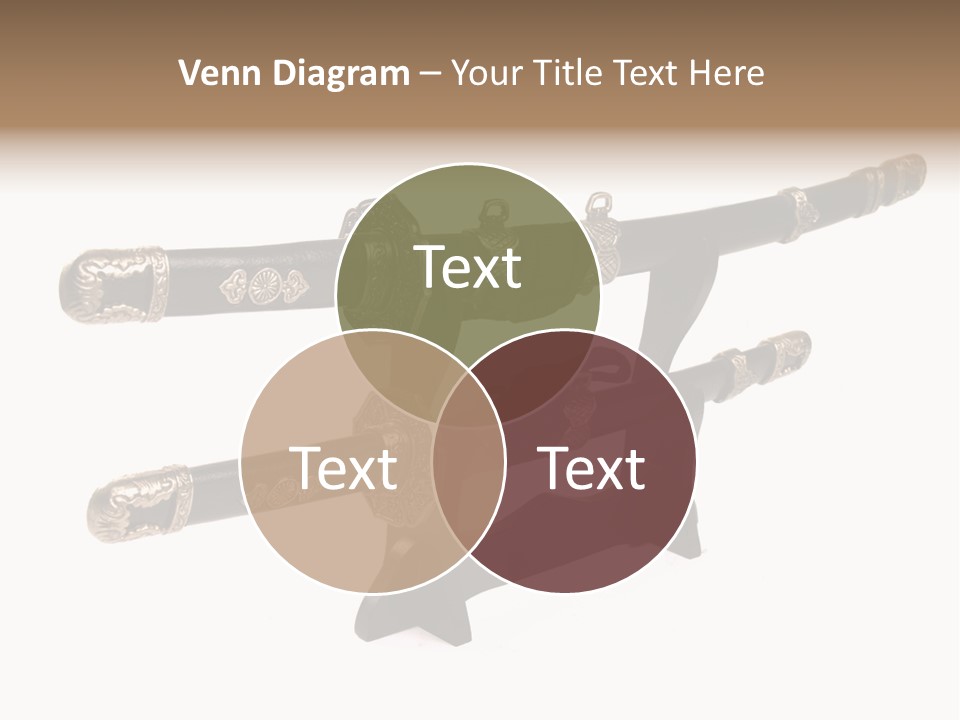 Fighting Antique Backsword PowerPoint Template