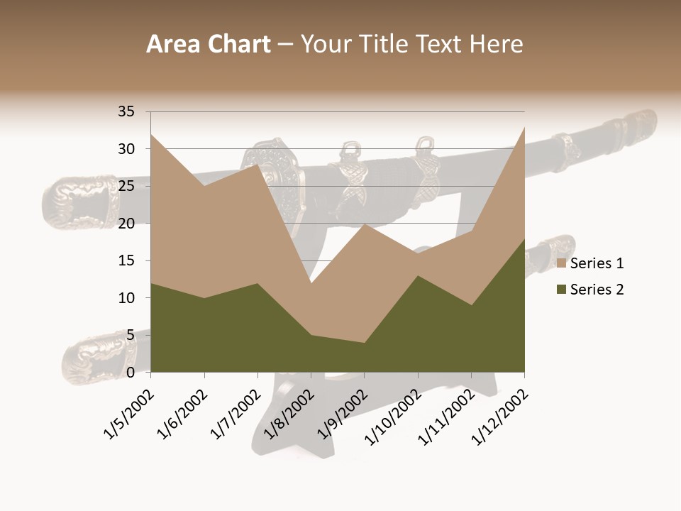 Fighting Antique Backsword PowerPoint Template