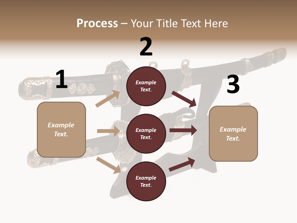 Fighting Antique Backsword PowerPoint Template