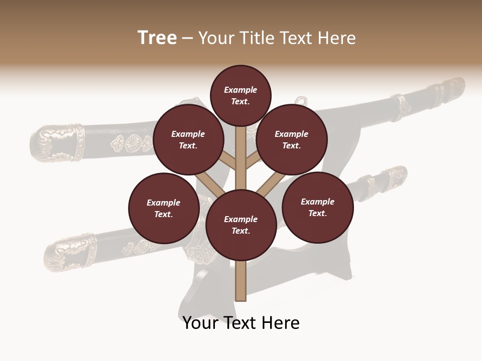 Fighting Antique Backsword PowerPoint Template