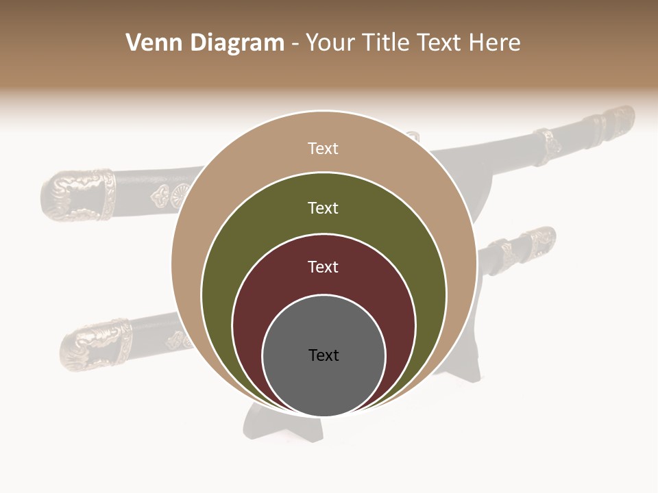 Fighting Antique Backsword PowerPoint Template