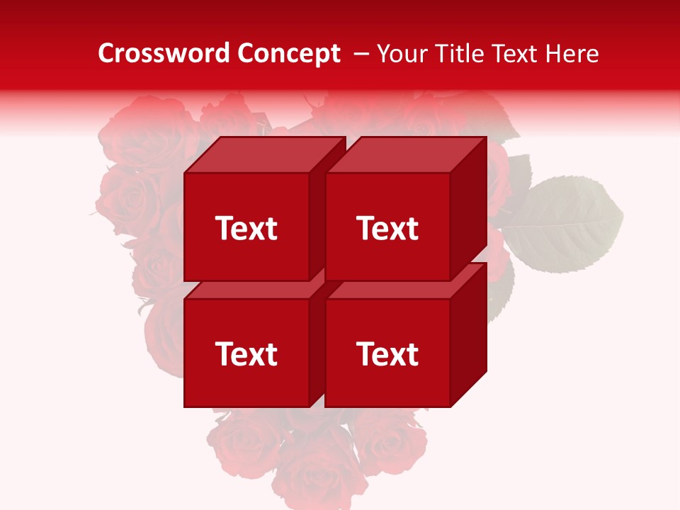 Heart Valentin Isolated PowerPoint Template