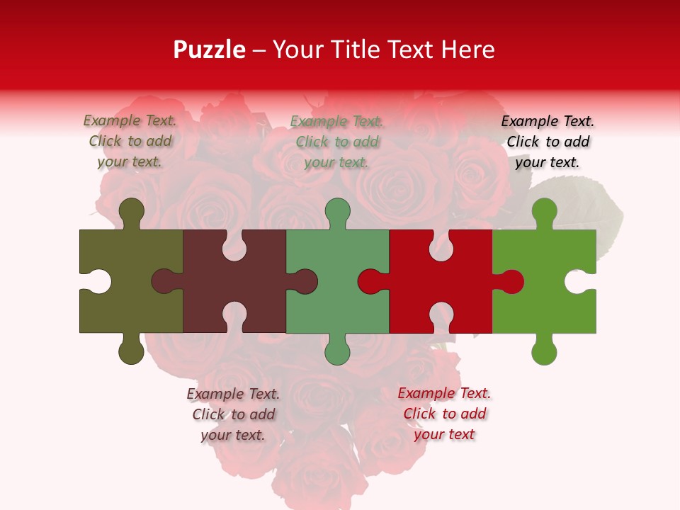 Heart Valentin Isolated PowerPoint Template