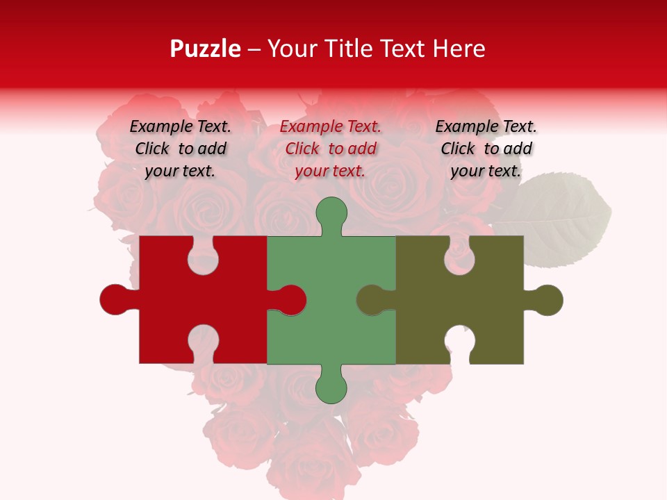 Heart Valentin Isolated PowerPoint Template