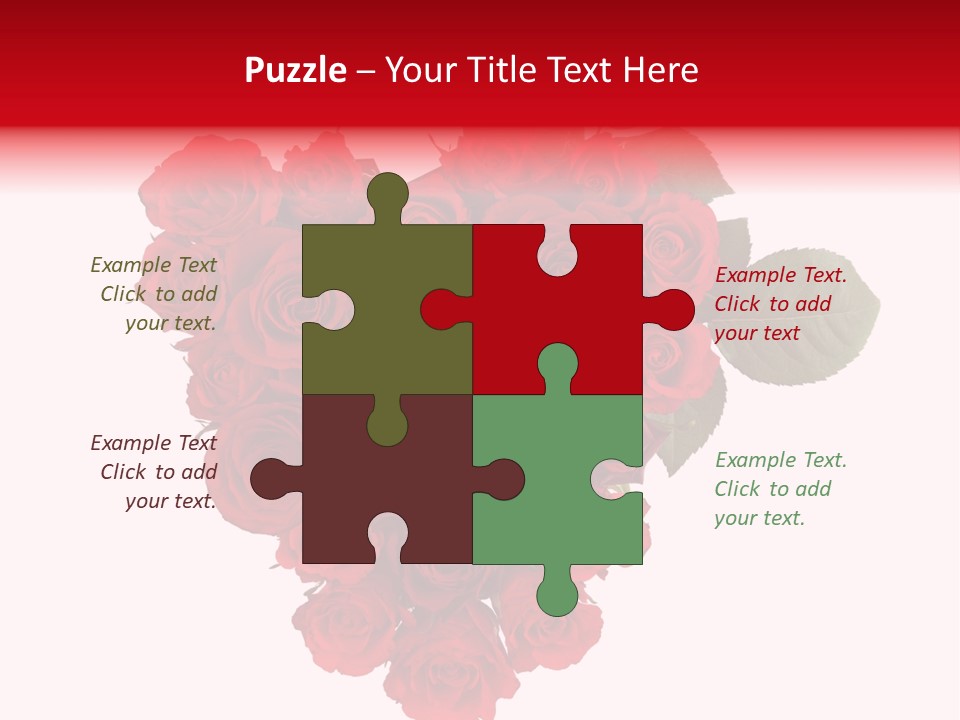 Heart Valentin Isolated PowerPoint Template