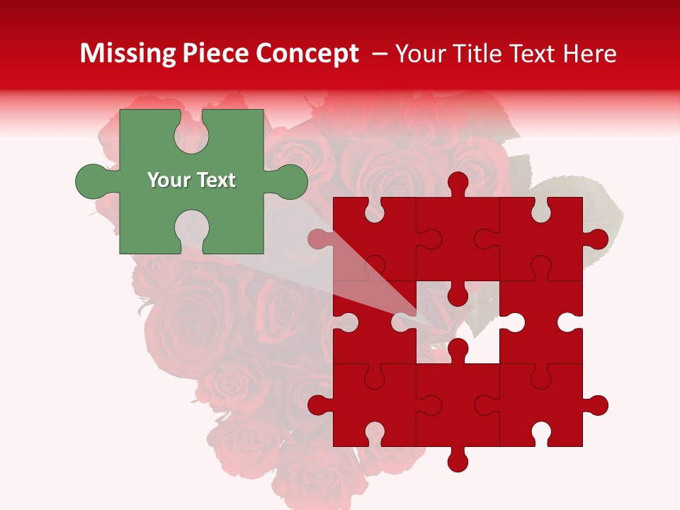 Heart Valentin Isolated PowerPoint Template