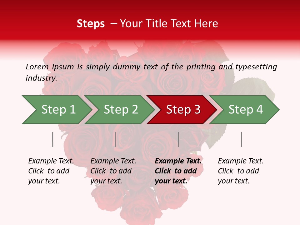 Heart Valentin Isolated PowerPoint Template