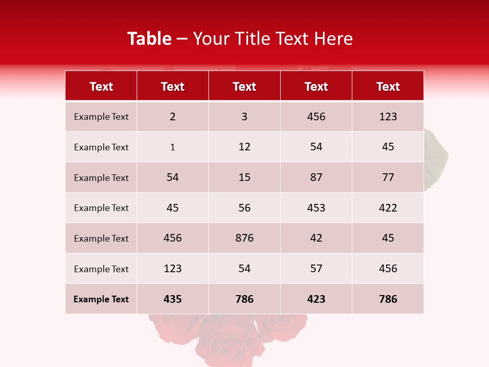 Heart Valentin Isolated PowerPoint Template