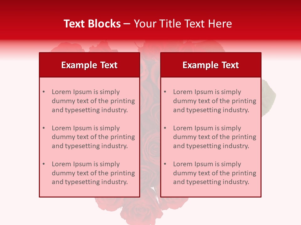 Heart Valentin Isolated PowerPoint Template