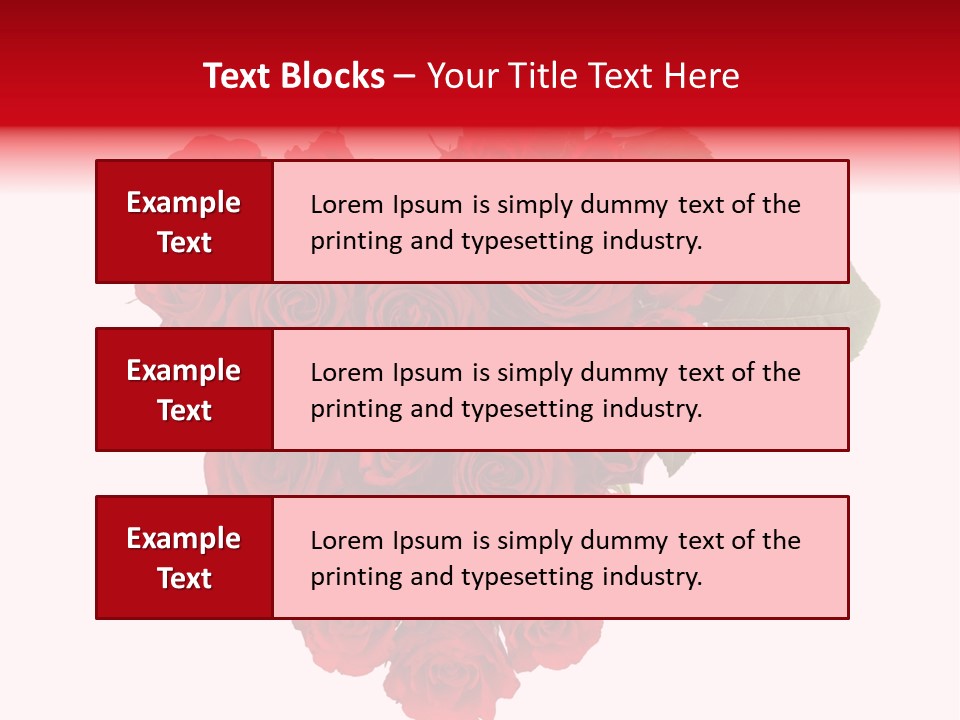 Heart Valentin Isolated PowerPoint Template