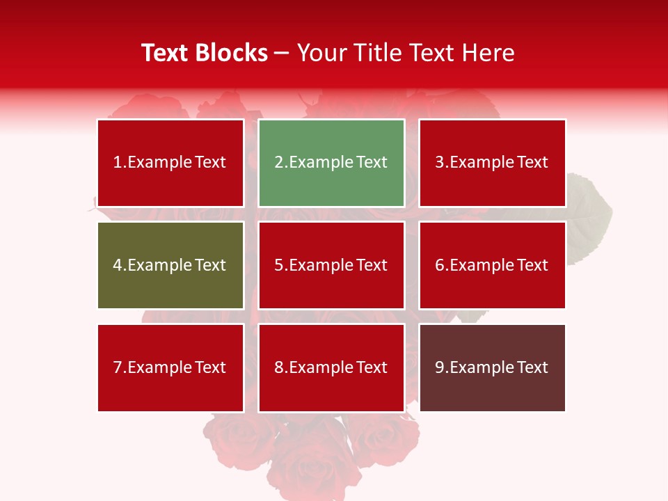 Heart Valentin Isolated PowerPoint Template