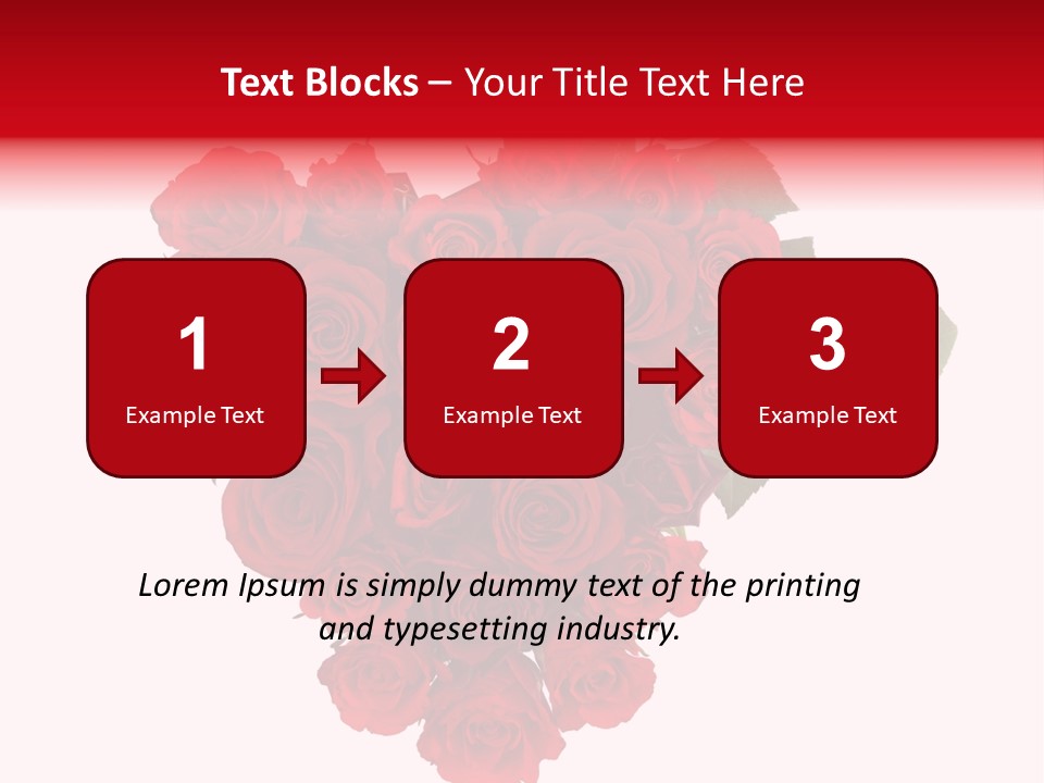 Heart Valentin Isolated PowerPoint Template