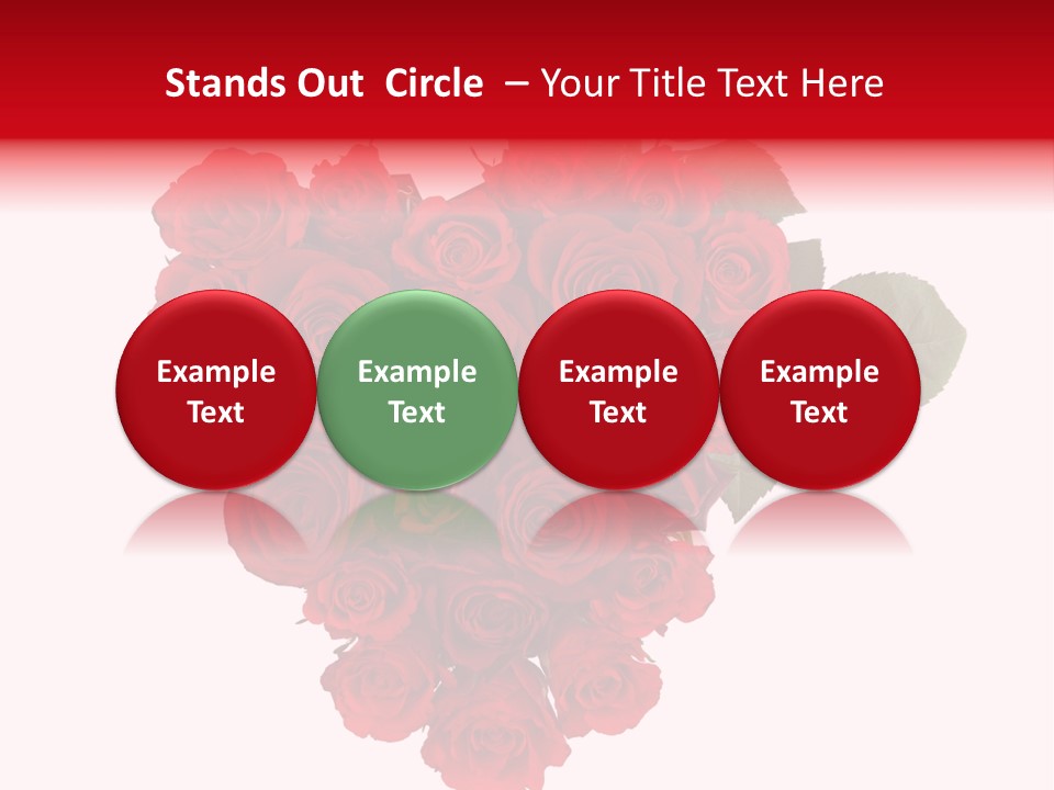 Heart Valentin Isolated PowerPoint Template