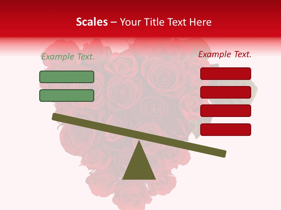 Heart Valentin Isolated PowerPoint Template