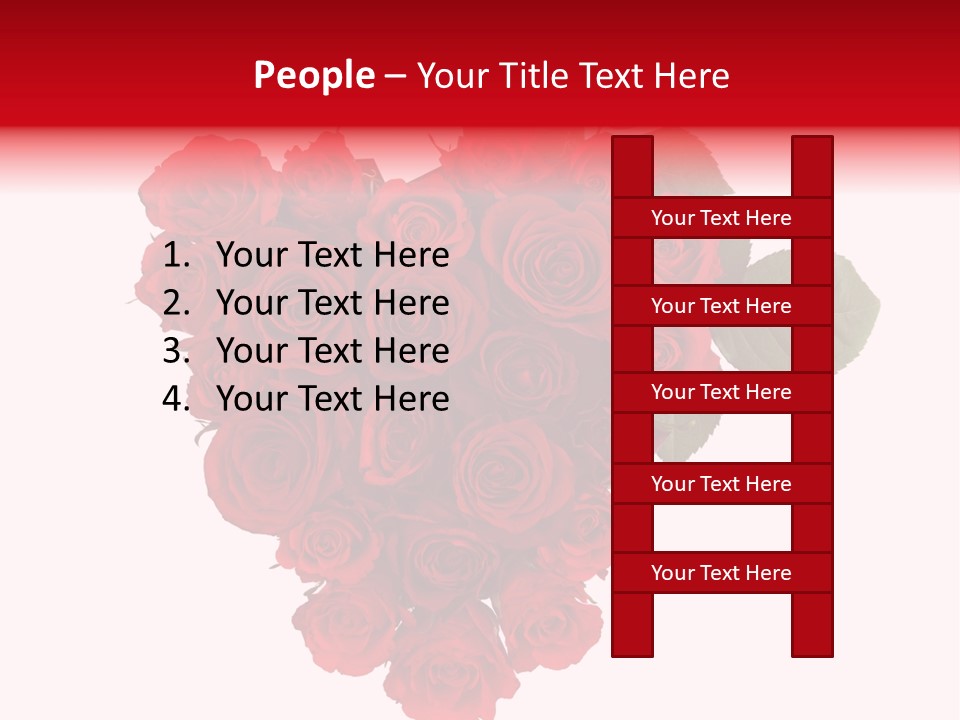 Heart Valentin Isolated PowerPoint Template