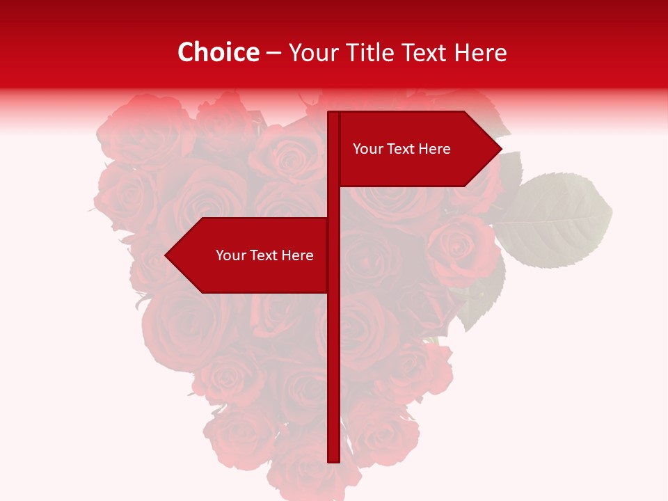 Heart Valentin Isolated PowerPoint Template