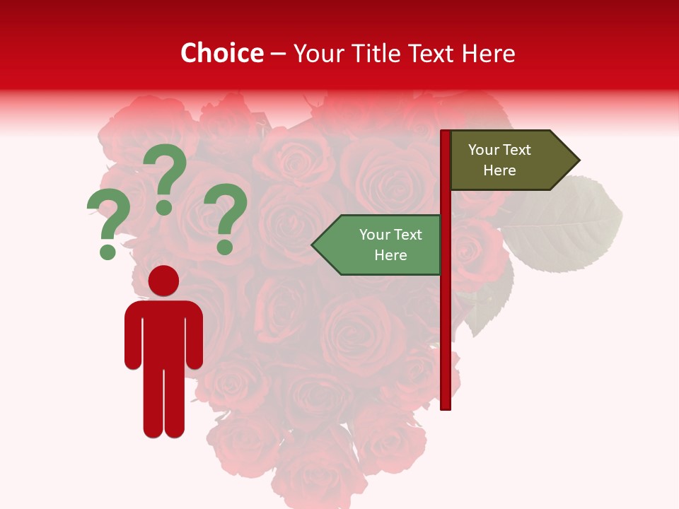 Heart Valentin Isolated PowerPoint Template