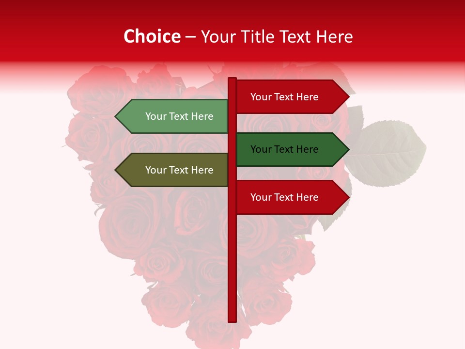 Heart Valentin Isolated PowerPoint Template
