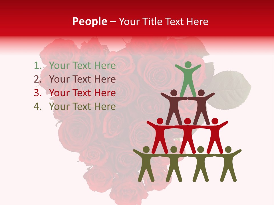 Heart Valentin Isolated PowerPoint Template