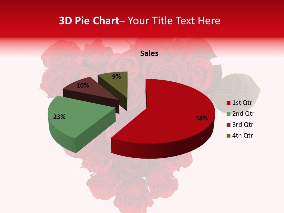 Heart Valentin Isolated PowerPoint Template
