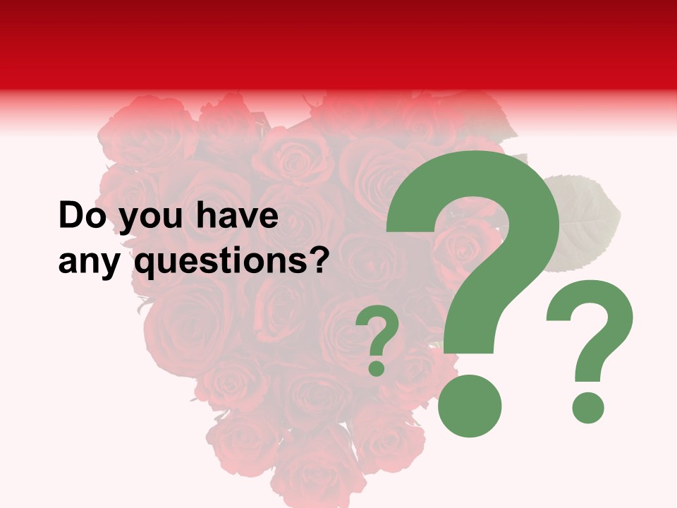 Heart Valentin Isolated PowerPoint Template