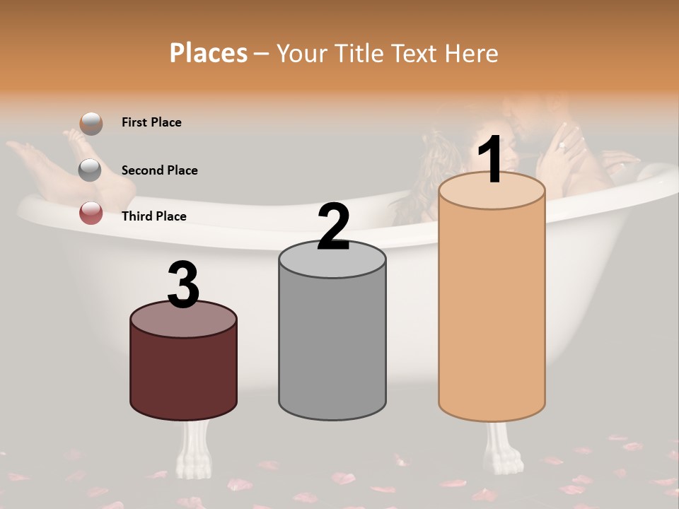 Lifestyle Fine Tub PowerPoint Template