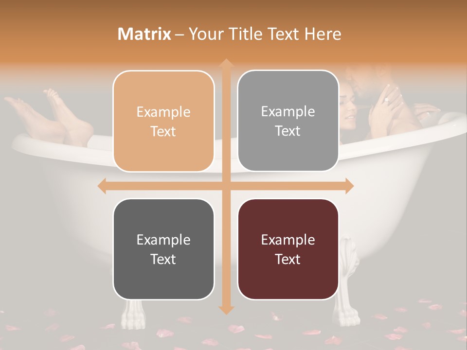 Lifestyle Fine Tub PowerPoint Template