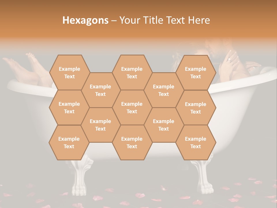 Lifestyle Fine Tub PowerPoint Template