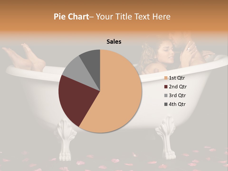Lifestyle Fine Tub PowerPoint Template
