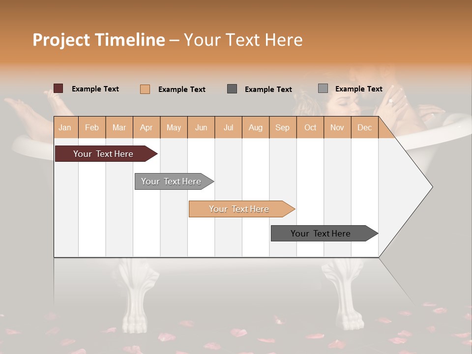 Lifestyle Fine Tub PowerPoint Template
