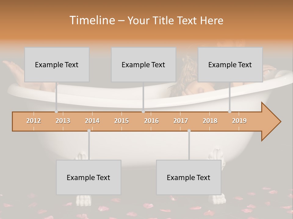 Lifestyle Fine Tub PowerPoint Template