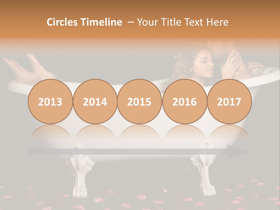 Lifestyle Fine Tub PowerPoint Template