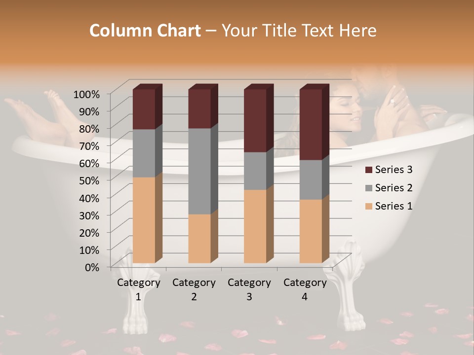 Lifestyle Fine Tub PowerPoint Template