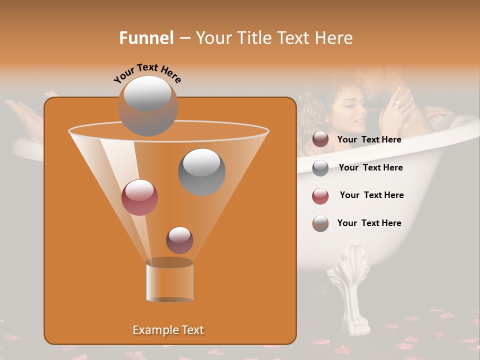 Lifestyle Fine Tub PowerPoint Template