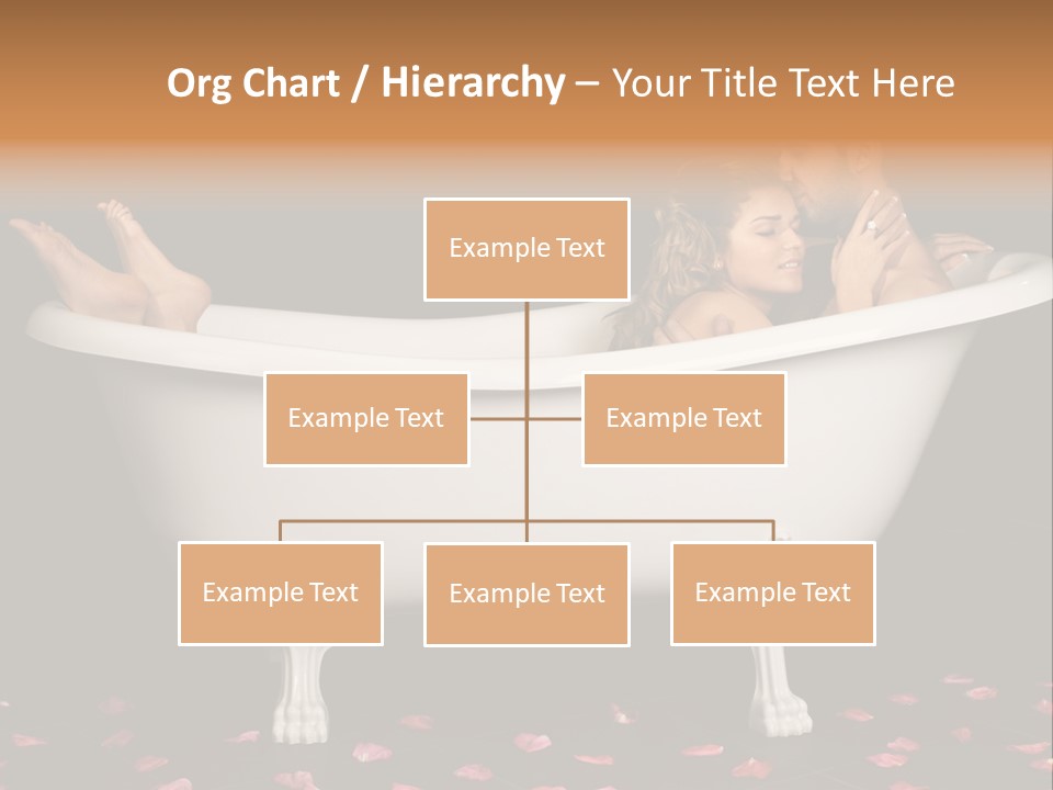Lifestyle Fine Tub PowerPoint Template