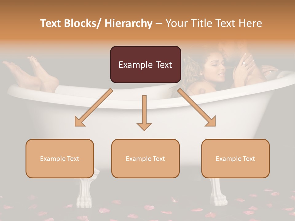 Lifestyle Fine Tub PowerPoint Template